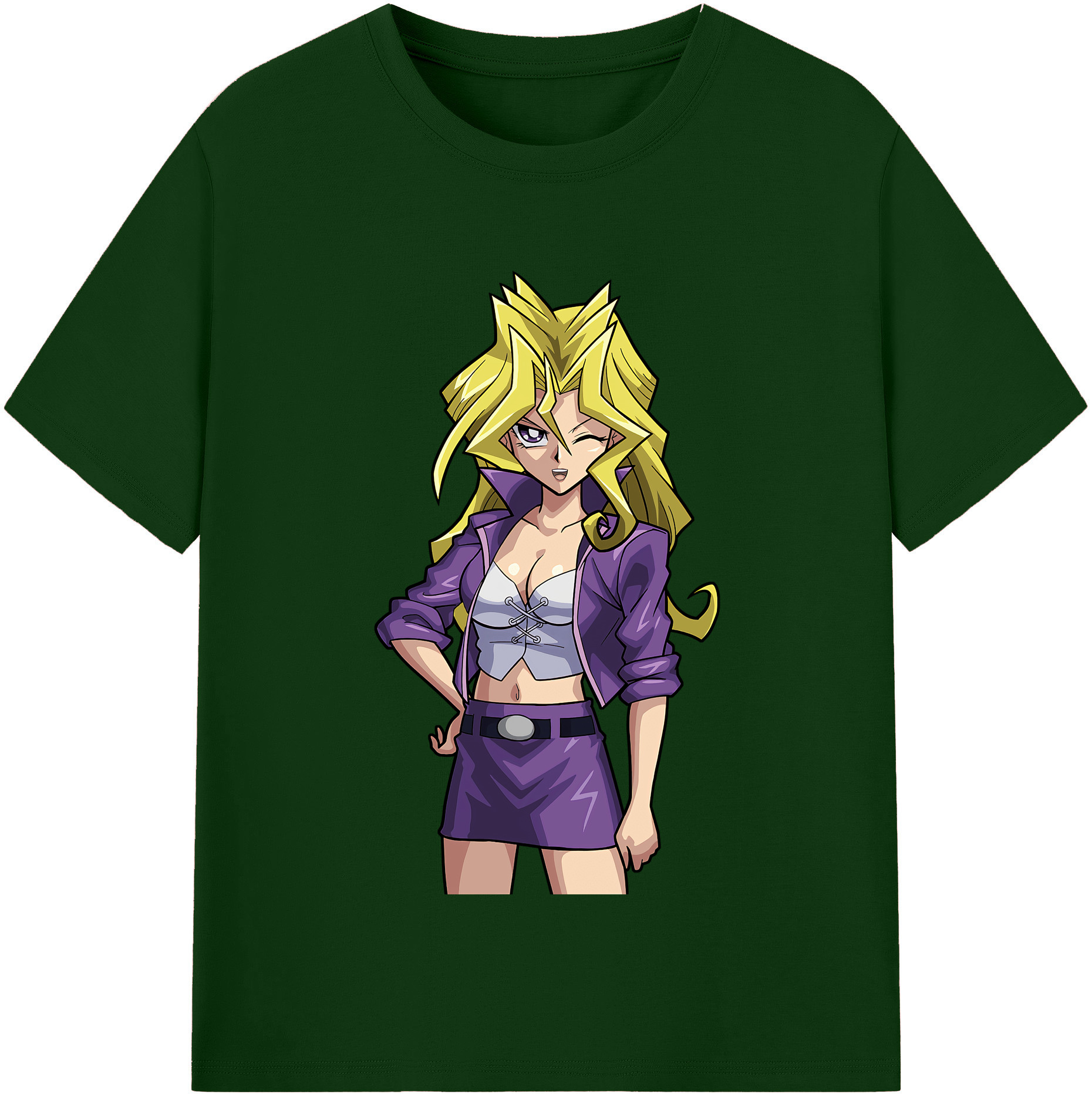 （画像用） 遊☆戯☆王 Yu-Gi-Oh! 綿100％半袖Tシャツ（フロントプリント）
